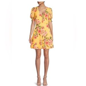 VINCE CAMUTO Floral-Print Mini Dress
